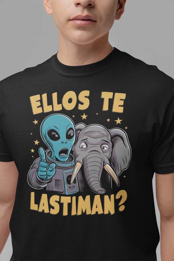 Camiseta de algodón orgánico unisex Alien ECO05